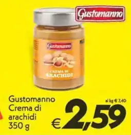 Iper Super Conveniente Gustomanno Crema di arachidi offerta