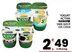 Despar Sicilia Yogurt Activia Danone offerta