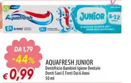 IperFamila Aquafresh Junior Dentifricio Bambini Igiene Dentale offerta