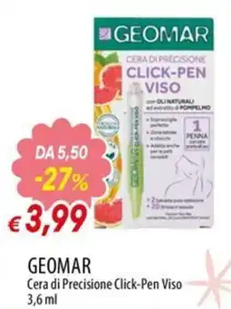 IperFamila Geomar Cera di Precisione Click-Pen Viso offerta