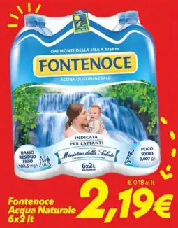 Iper Super Conveniente Fontenoce Acqua Naturale offerta
