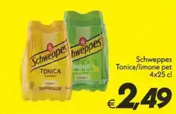 Iper Super Conveniente Schweppes Tonica offerta