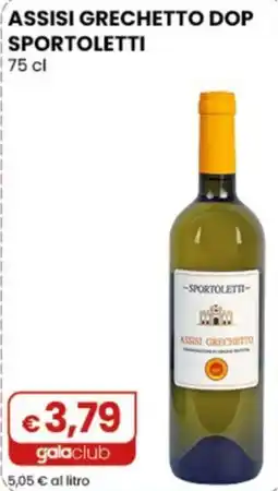 Gala Supermercati Assisi Grechetto DOP Sportoletti offerta