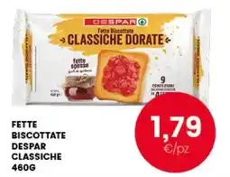 Interspar Fette biscottate Despar classiche offerta