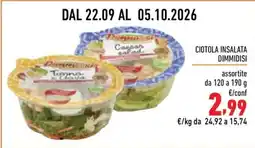 Maxi Supermercati Ciotola insalata Dimmidisi offerta