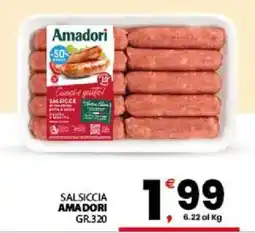 Despar Sicilia Salsiccia Amadori offerta
