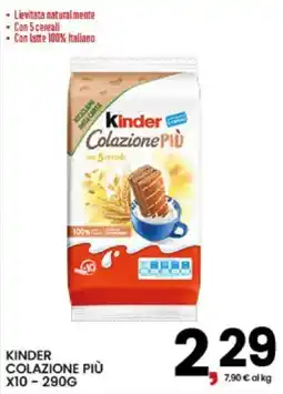 Interspar Kinder Colazione Più offerta