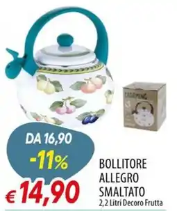 IperFamila Bollitore allegro smaltato offerta