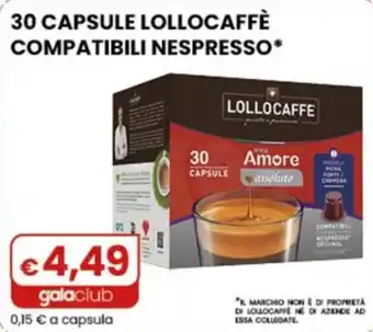 Capsule Lollocaffè compatibili Nespresso