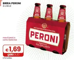Gala Supermercati Birra Peroni offerta