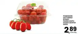 Interspar Pomodori datterino rosso passo dopo passo despar offerta