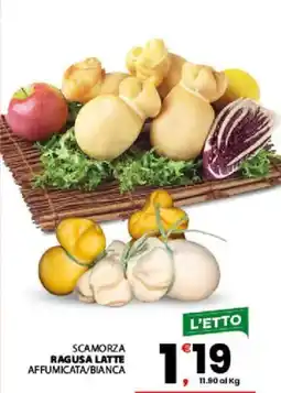 Despar Sicilia Scamorza Ragusa Latte Affumicata/Bianca offerta