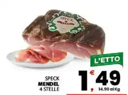 Despar Sicilia Speck Mendel 4 Stelle offerta