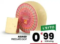Despar Sicilia Asiago pressato Dop offerta
