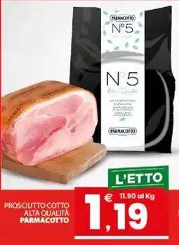 Despar Sicilia Prosciutto cotto alta qualità Parmacotto offerta
