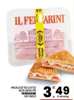 Despar Sicilia Prosciutto cotto alta qualità Ferrarini offerta
