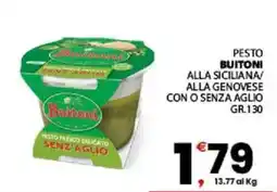 Despar Sicilia Pesto Buitoni offerta
