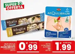 Despar Sicilia Pasta sfoglia rettangolare Mulino Bertotti classica/light offerta