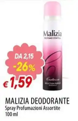 IperFamila Malizia deodorante offerta