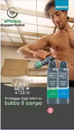 IperFamila Dove Men +care whole body deodorant offerta