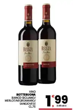 Despar Sicilia Vino Bottebuona offerta