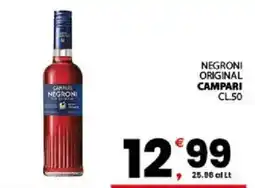 Despar Sicilia Negroni original Campari offerta