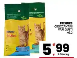 Despar Sicilia Friskies croccantini vari gusti offerta