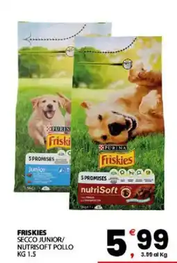Despar Sicilia Friskies secco junior/ nutrisoft pollo offerta