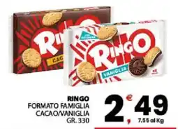 Despar Sicilia Ringo formato famiglia cacao/vaniglia offerta