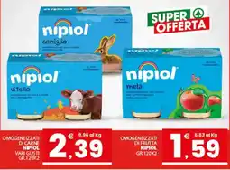 Despar Sicilia Nipiol omogeneizzati di carne offerta