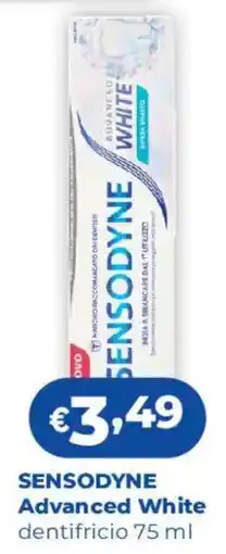 Acqua & Sapone Sensodyne Advanced White dentifricio offerta