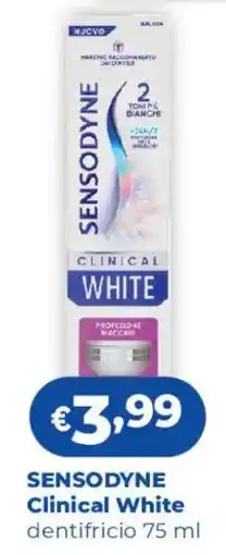 Acqua & Sapone Sensodyne Clinical White dentifricio offerta