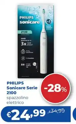 Acqua & Sapone Philips Sonicare Serie 2100 spazzolino elettrico offerta