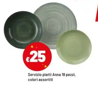 Servizio piatti Anna