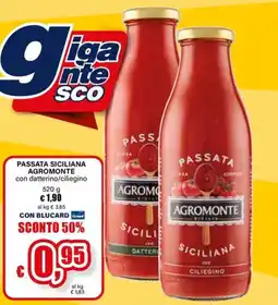 Il Gigante Passata siciliana Agromonte offerta
