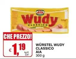 Il Gigante Würstel Wudy Classico AIA offerta