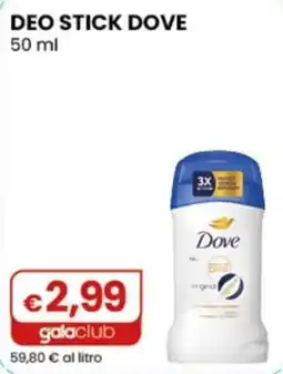 Gala Supermercati Deo stick dove offerta