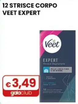 Gala Supermercati Strisce corpo Veet Expert offerta