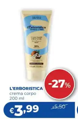 Acqua & Sapone L'Erboristica crema corpo offerta