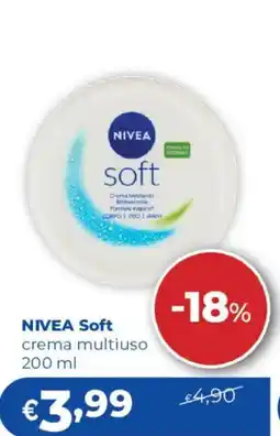 Acqua & Sapone NIVEA Soft crema multiuso offerta