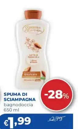 Acqua & Sapone Spuma di Sciampagna bagnodoccia offerta