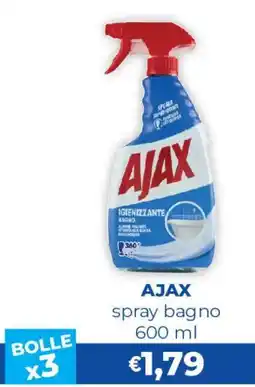 Acqua & Sapone Ajax spray bagno offerta