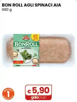 Gala Supermercati Bon Roll agli spinaci AIA offerta