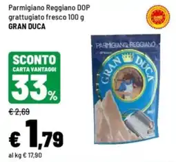 Iper La Grande Parmigiano Reggiano DOP grattugiato fresco GRAN DUCA offerta