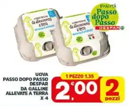 Despar Sicilia Uova Passo dopo Passo Despar da galline allevate a terra offerta