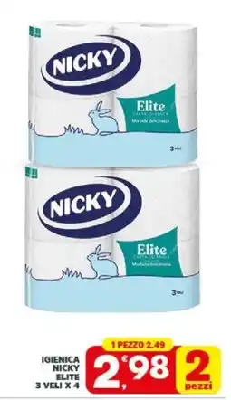 Despar Sicilia Igienica Nicky Elite offerta