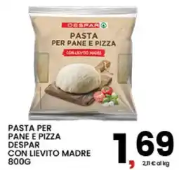 Interspar Pasta per pane e pizza Despar con lievito madre offerta