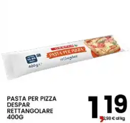 Interspar Pasta per pizza Despar rettangolare offerta