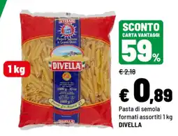 Iper La Grande Pasta di semola formati assortiti DIVELLA offerta