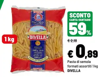 Pasta di semola formati assortiti DIVELLA